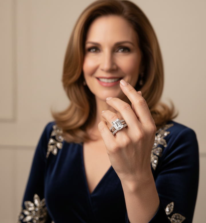 Vintage Silver Bright Layer Ring