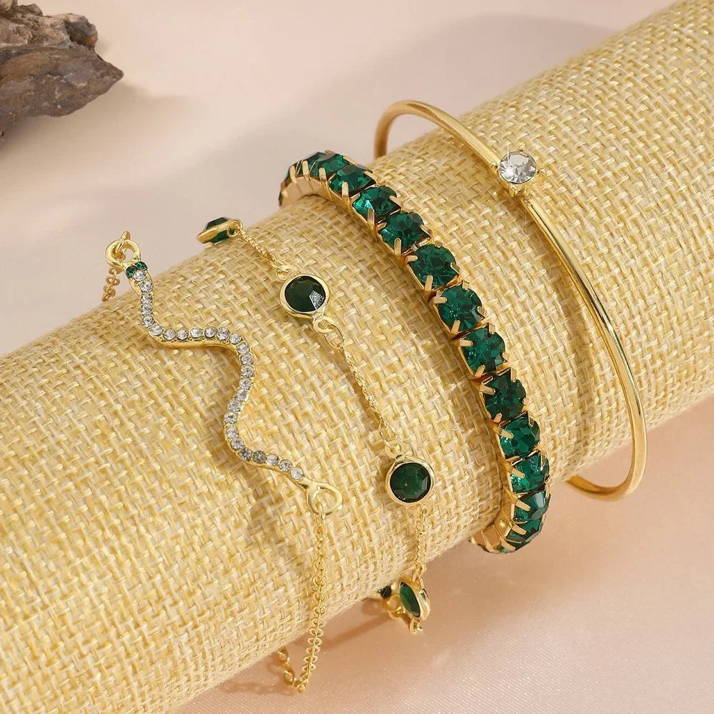 Green Envy Bracelet Set