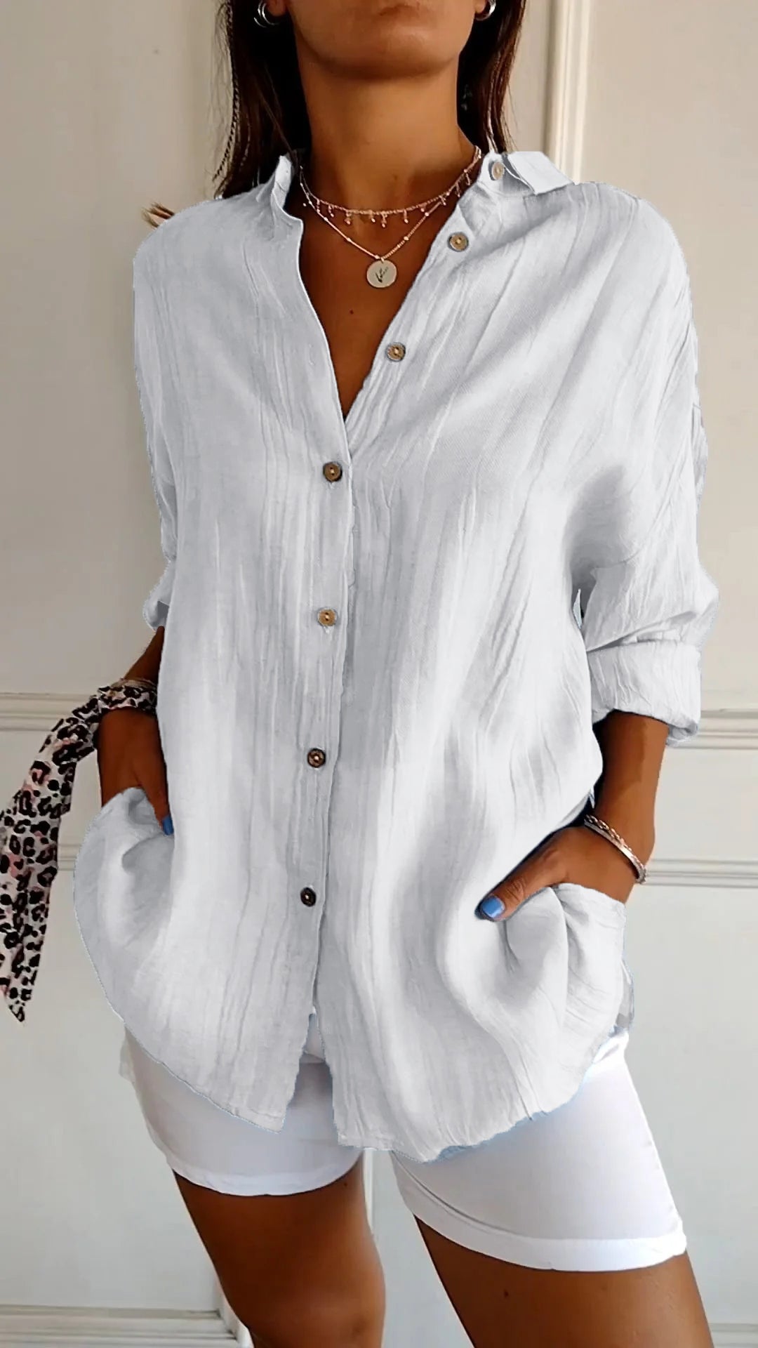 Sandra® - Comfortable Long Blouse