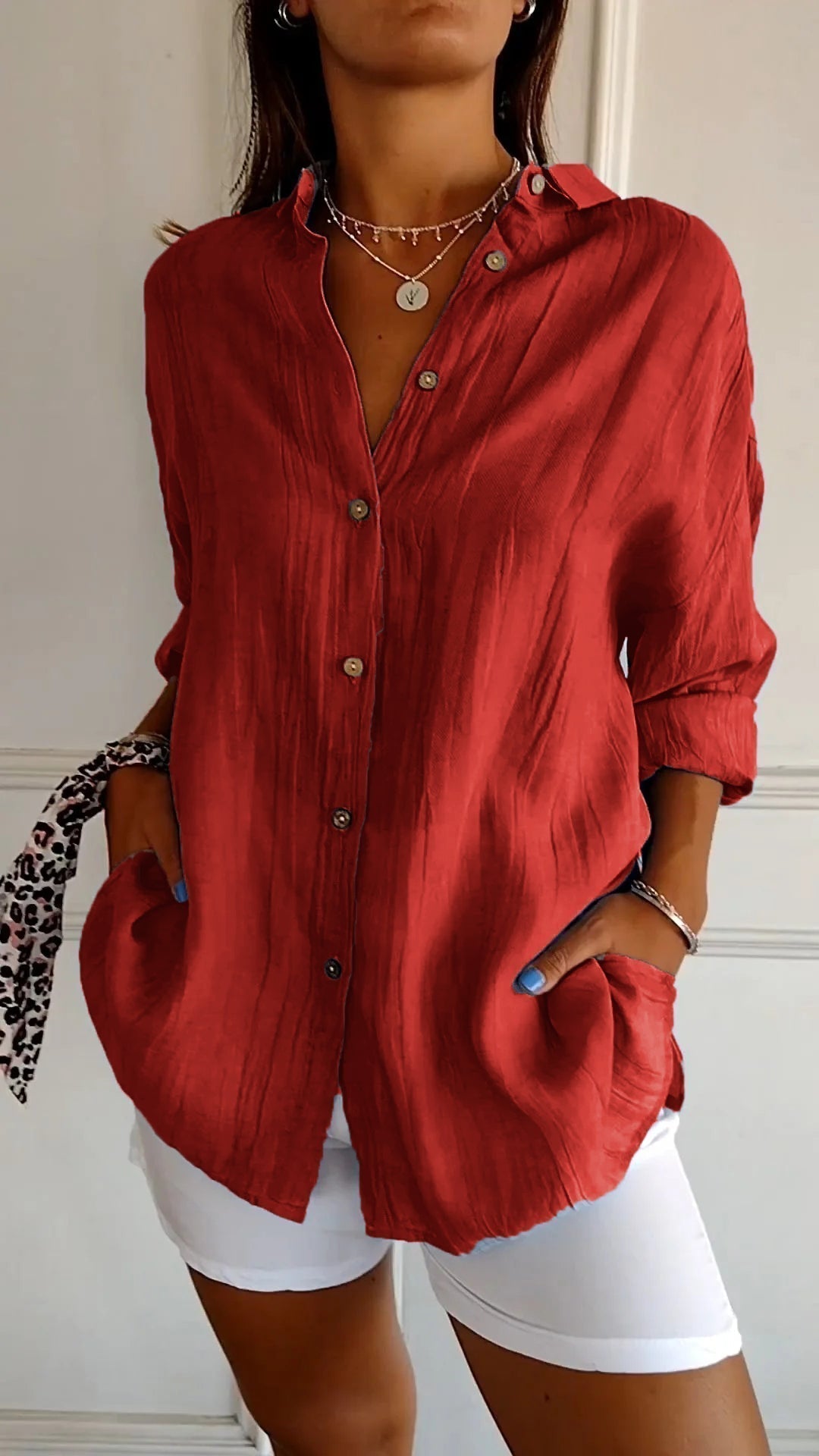 Sandra® - Comfortable Long Blouse